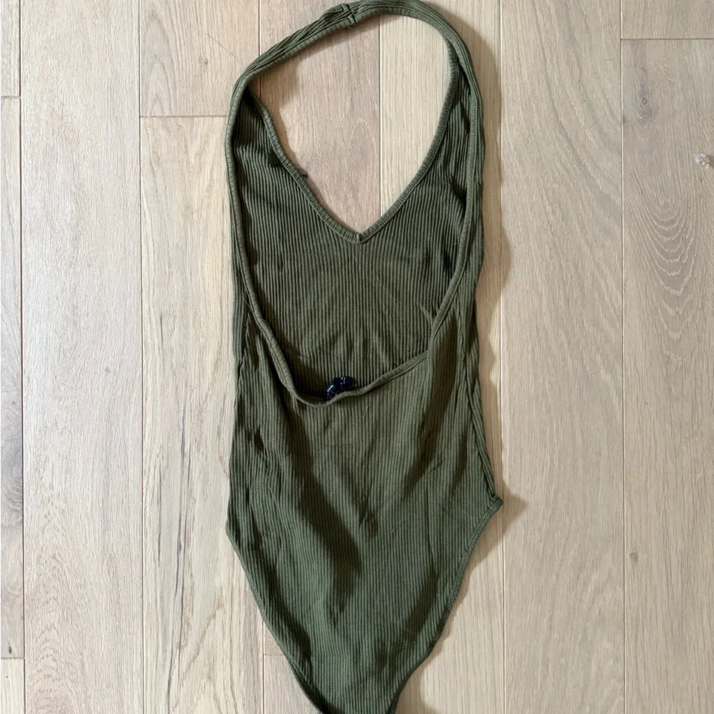 Urban Outfitters Halter Bodysuit Granola Boho Open Back Summer